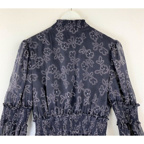 NWT Likely Rowe Floral Tie Neck Dress Size 4 - Picture 6 of 11